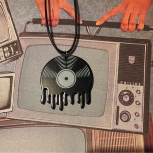 Handmade record necklace! 2/$15